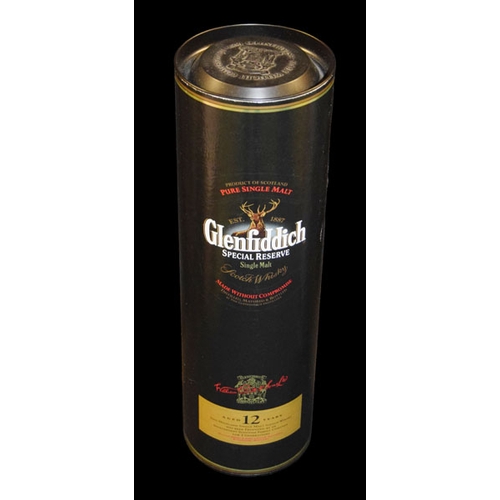 662 - A Cased Bottle of 12 Year Old Glenfeddich Single Malt Scotch Whiskey