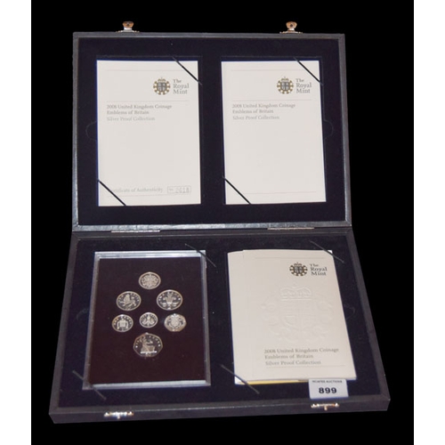 899 - A 2008 Silver Proof Coin Collection Set