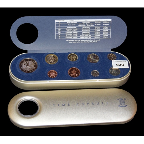 930 - A 2000 'Time Capsule' Coin Collection