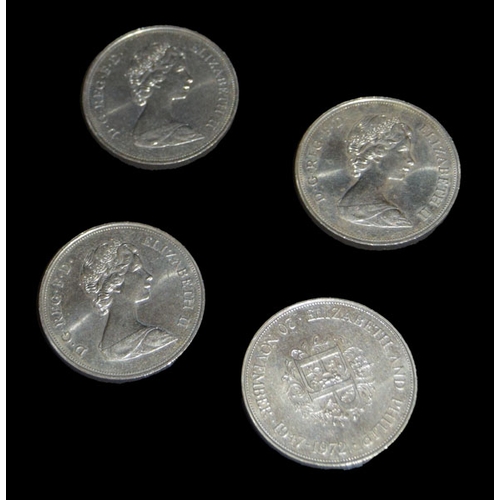 971 - Four Coins Elizabeth and Philip 20 November 1947-1972