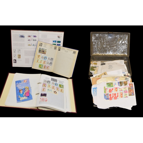 990 - A Lot of Stamp Albums and A Box of Stamps