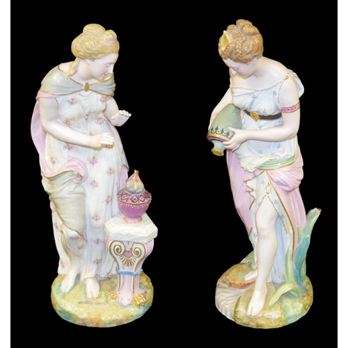 354 - A Very Nice Pair of Bisque Figurines