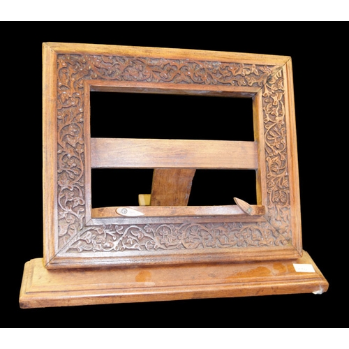 358 - A Carved Wooden Bookstand