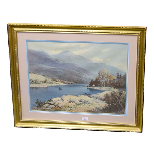 536 - A Framed Print 'Boating' - McGregor