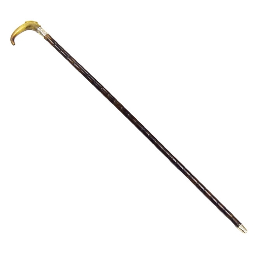 121 - A Silver Handled Walking Cane
