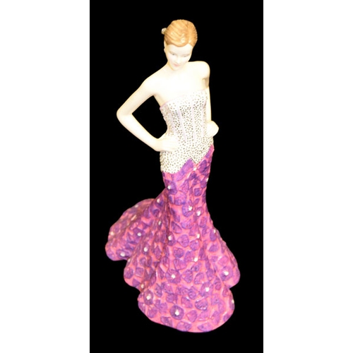 128 - A Royal Worcester Limited Edition Figurine 'High Society'