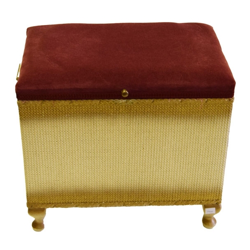134 - A Lloyd Loom Ottoman