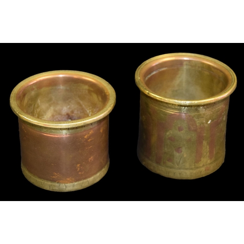 146 - Two Graduated Brass/Bronze Grain Measures