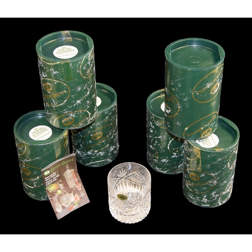 154 - A Very Good Set of Six New Tyrone Crystal Tumblers