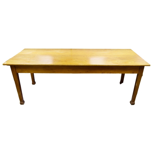 170 - A Solid Oak Kitchen Table