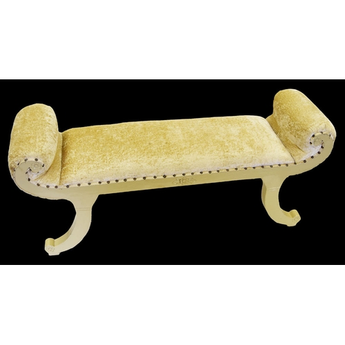 An Upholstered Long Stool