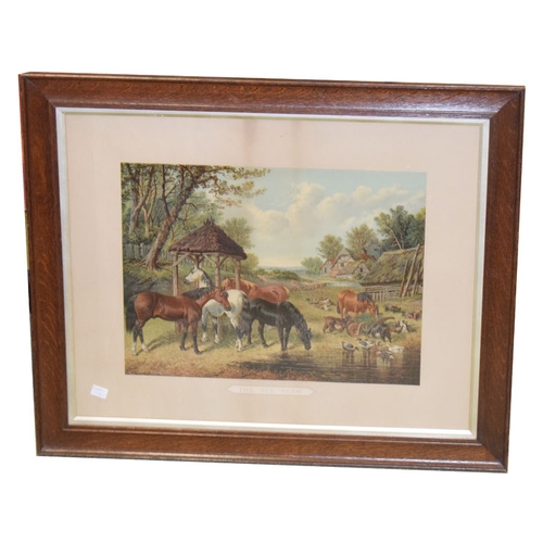 Antique Framed Farm Print main image 1
