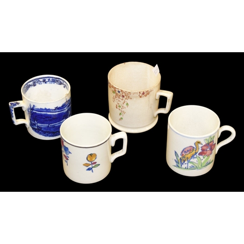 119 - Four Old Kitchen Mugs a/f