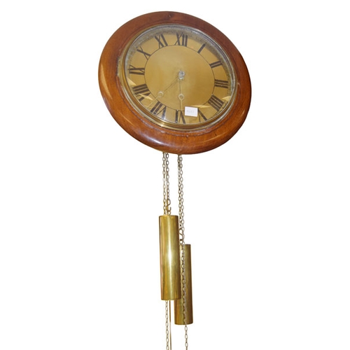 285 - A Mahogany Framed Vienna Wall Clock