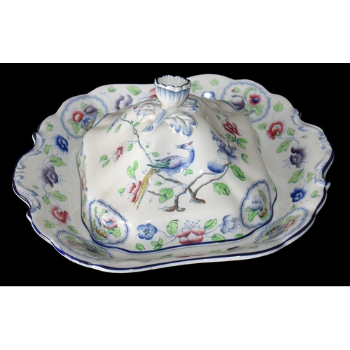 104 - An Early Coronation Ware Platter and Food Cover