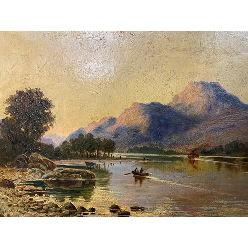 3 - Oil on Board Landscape 42 x 32 cm, possibly 19th century