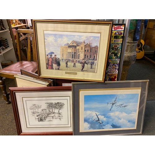 23 - Large Collection of Frames, Pictures and Artwork