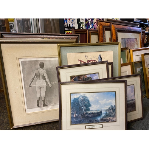 23 - Large Collection of Frames, Pictures and Artwork