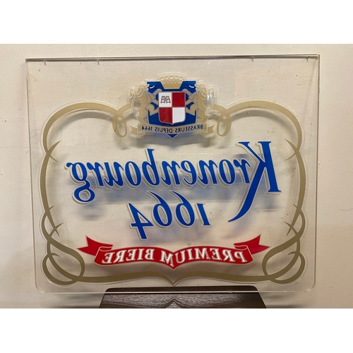 32 - Perspex Kronenbourg 1664 Plaque, 55 x 45.5cm