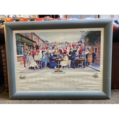 35 - 40 Year Anniversary Coronation Street Framed Print