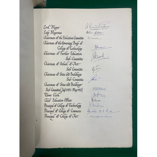 87 - H.M. QUEEN ELIZABETH II & DUKE OF EDINBURGH - SIGNATURES, a signed book from The Inauguration of the... 