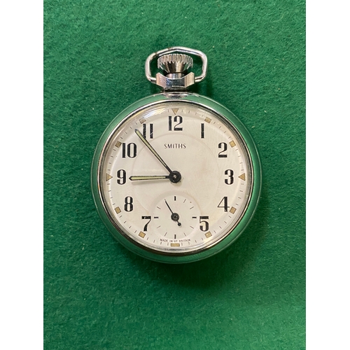 96 - British Smiths Pocket Watch, working