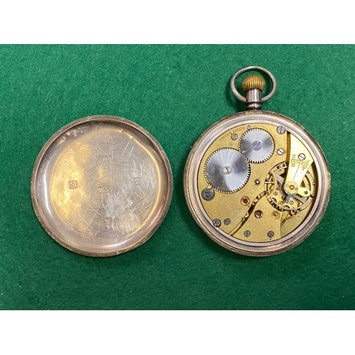 97 - 1931 Kay's Masterpiece Silver Pocket watch, working