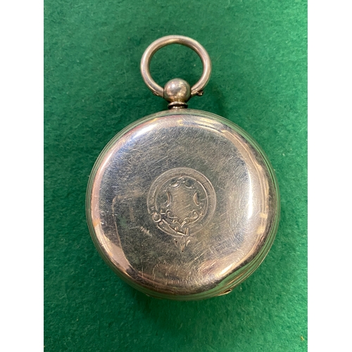 103 - Fattorini & Sons Fusee Pocket watch, 1895 Silver London - working, no key