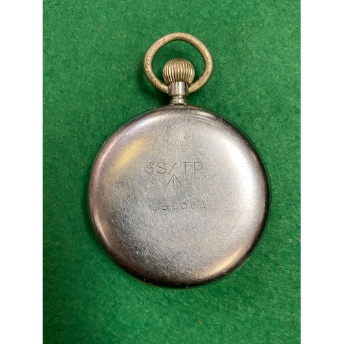 104 - Leonidas Military Pocket Watch GS/TP, working