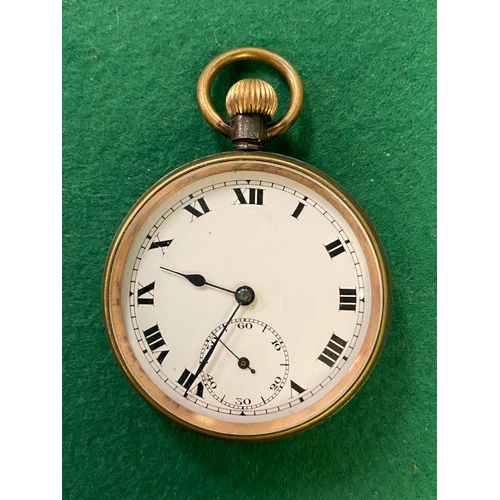 107 - Vintage Pocket watch, maker unknown - working