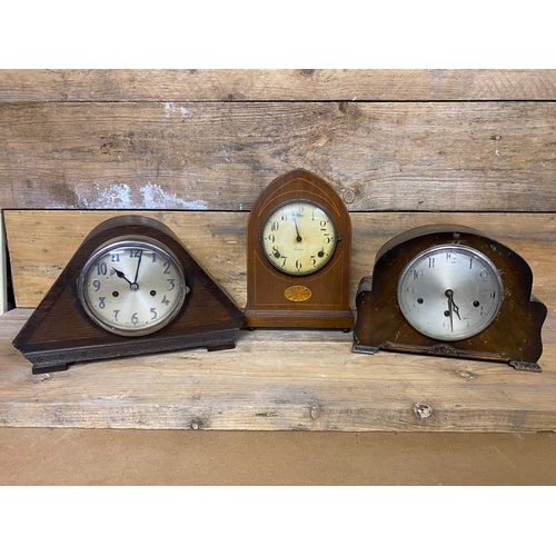 109 - Three Mantle Clocks, AF