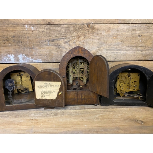 109 - Three Mantle Clocks, AF