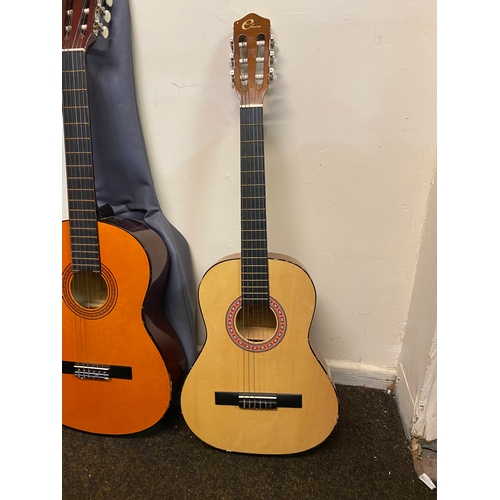 116 - Collection of Three Acoustic Guitars, 2x 3/4 size, one Full Size