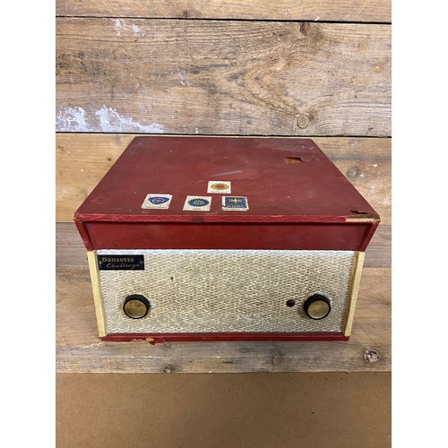 119 - 1960's Dansette Challenge Record Player, untested