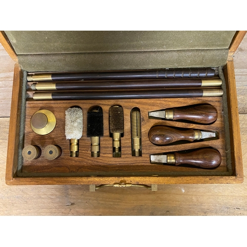 135 - Cased William Powell Gun Cleaning Kit