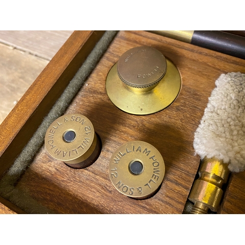 135 - Cased William Powell Gun Cleaning Kit