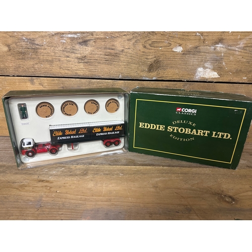 145 - Boxed Corgi Eddie Stobart deluxe edition Express Haulgage truck.