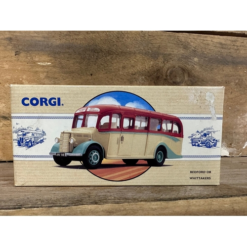 150 - Three Corgi Diecast Buses Boxed