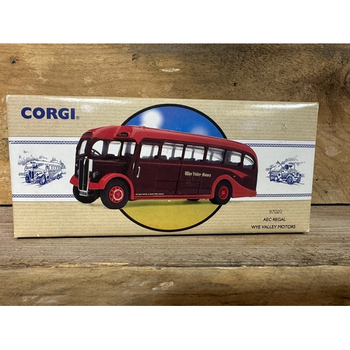 151 - Three Corgi Diecast Buses Boxed