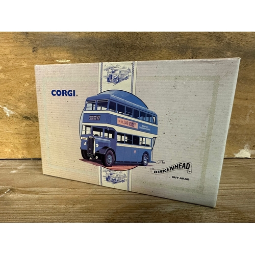 151 - Three Corgi Diecast Buses Boxed