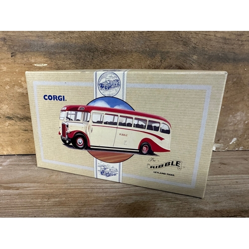 152 - Three Corgi Diecast Buses Boxed