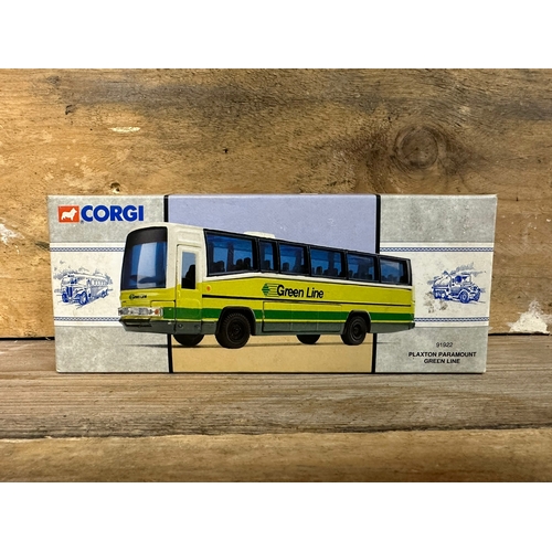 153 - Three Corgi Diecast Buses Boxed