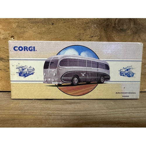 154 - Three Corgi Diecast Buses Boxed