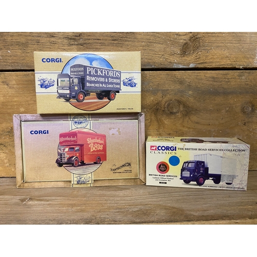 160 - Three Corgi Diecast Trucks Boxed