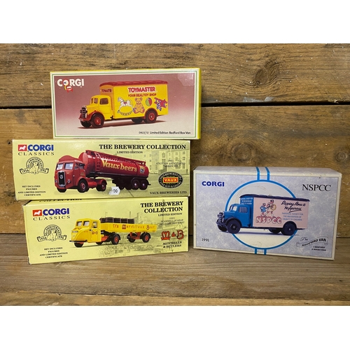 162 - Four Corgi Diecast Trucks Boxed