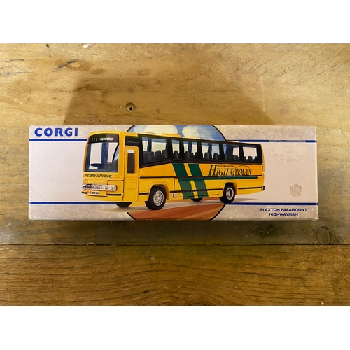 166 - Three Corgi Diecast Buses Boxed