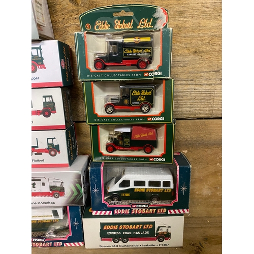 177 - 20 Mixed Diecast Eddie Stobart Vehicles