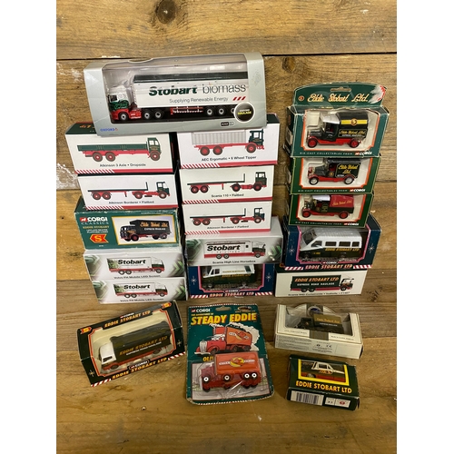 177 - 20 Mixed Diecast Eddie Stobart Vehicles