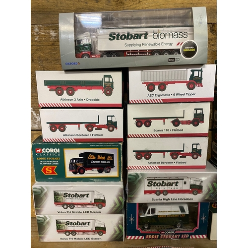 177 - 20 Mixed Diecast Eddie Stobart Vehicles