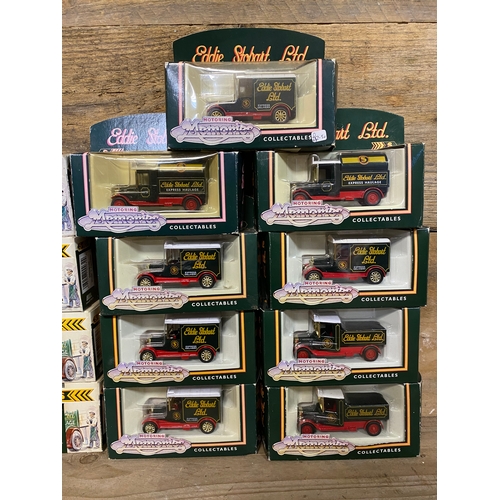 178 - 16 Motoring Memories and Days Gone Eddie Stobart Diecast Vans with Two Packs of Coasters